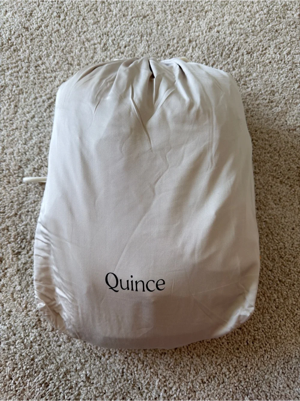 Quince Sand King/Cal King Bamboo Duvet Cover